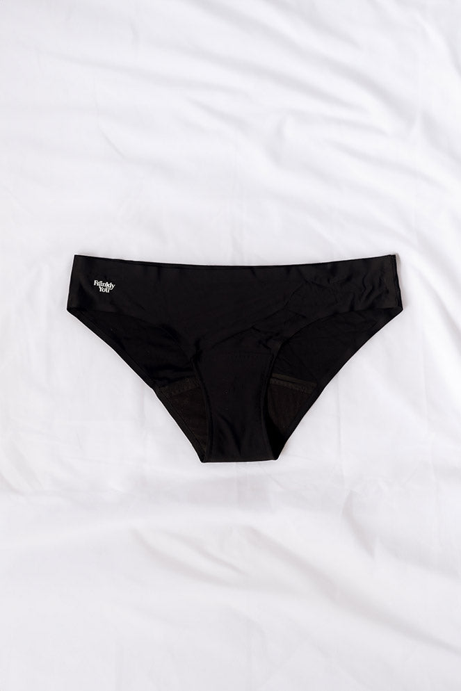 BIKINI: Seamless Bikini-Cut Leak-Proof Underwear