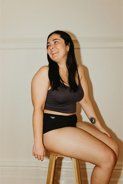 BRIEF: High-Cut Full Bikini Leak-Proof Underwear