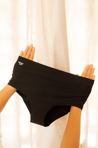 BRIEF: High-Cut Full Bikini Leak-Proof Underwear